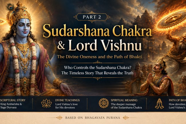 Sudarshana Chakra & Lord Vishnu – The Divine Oneness and the Path of Bhakti