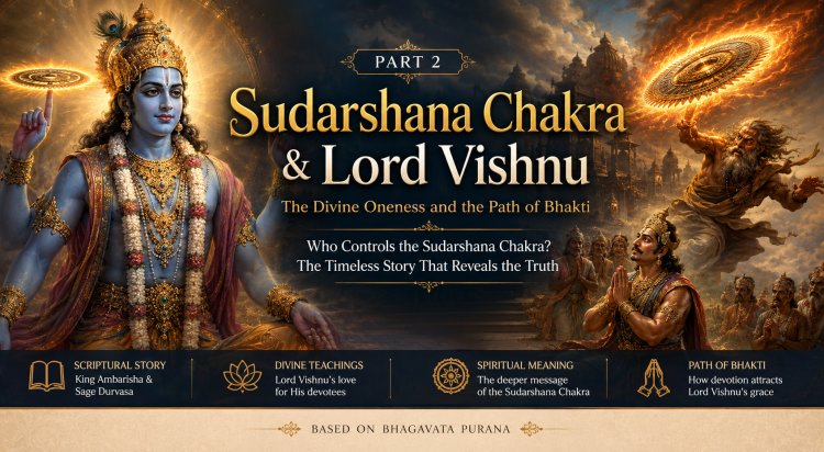 Sudarshana Chakra & Lord Vishnu – The Divine Oneness and the Path of Bhakti